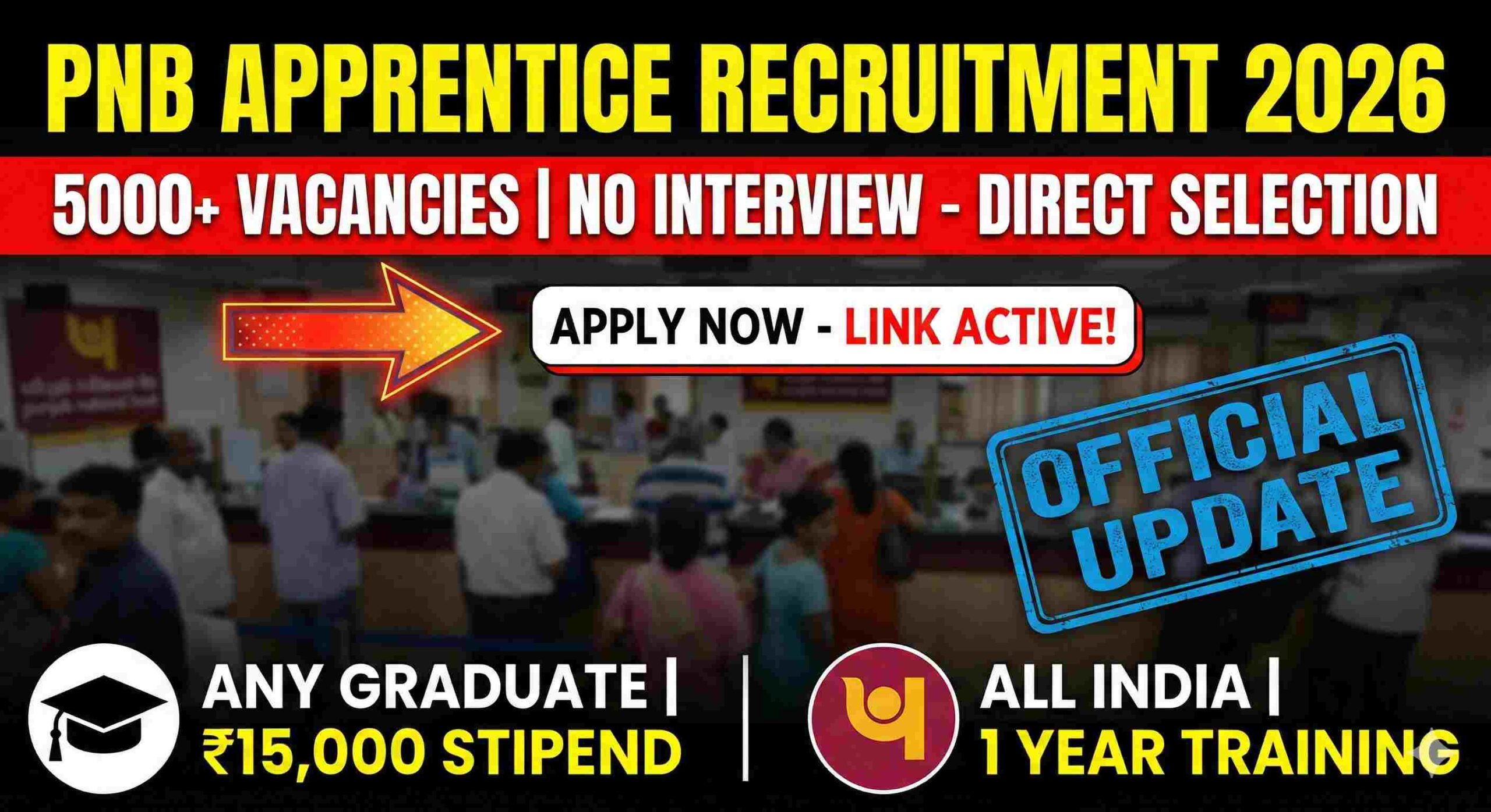 PNB Apprentice Recruitment 2026